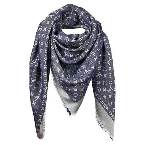 louis vuitton midnight blue scarf|Louis Vuitton scarf cost.